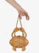 Aranaz mini sac à main en raphia