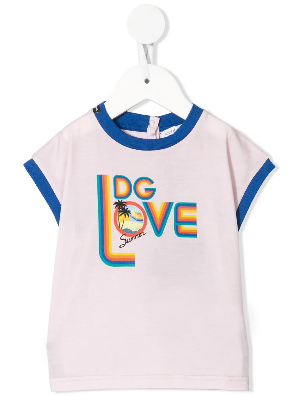 

Dolce & Gabbana Kids playera con motivo DG Love - Morado