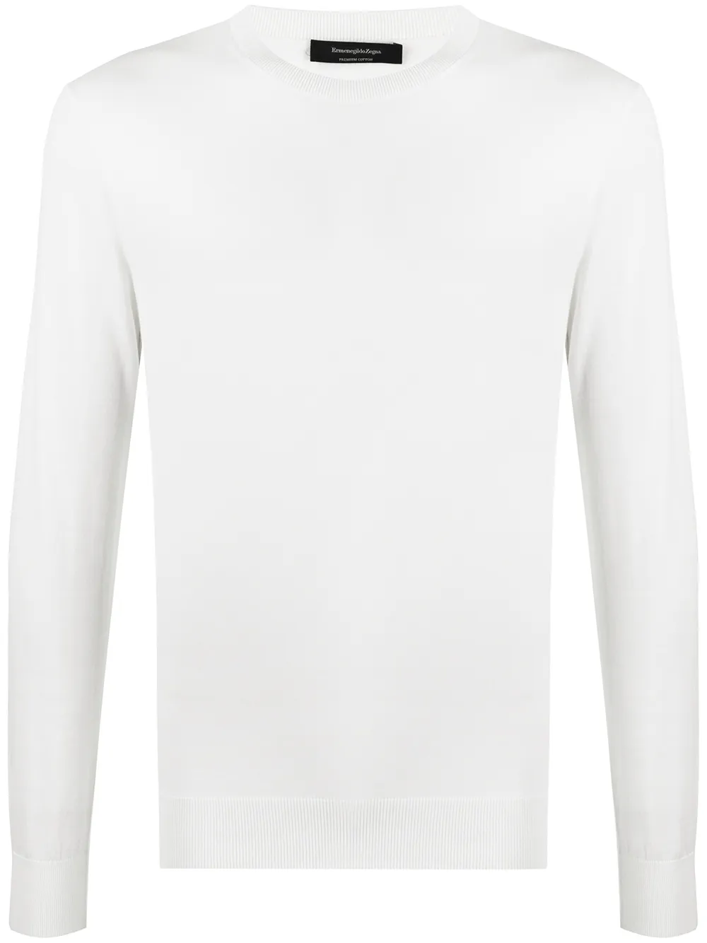 fine knit crew neck jumper