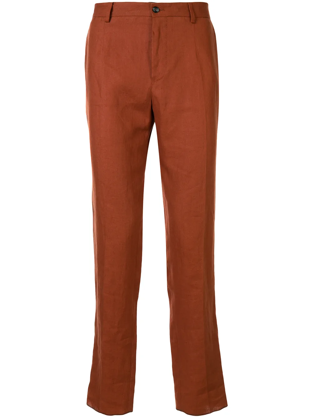 Dolce & Gabbana Straight-leg Trousers In Brown