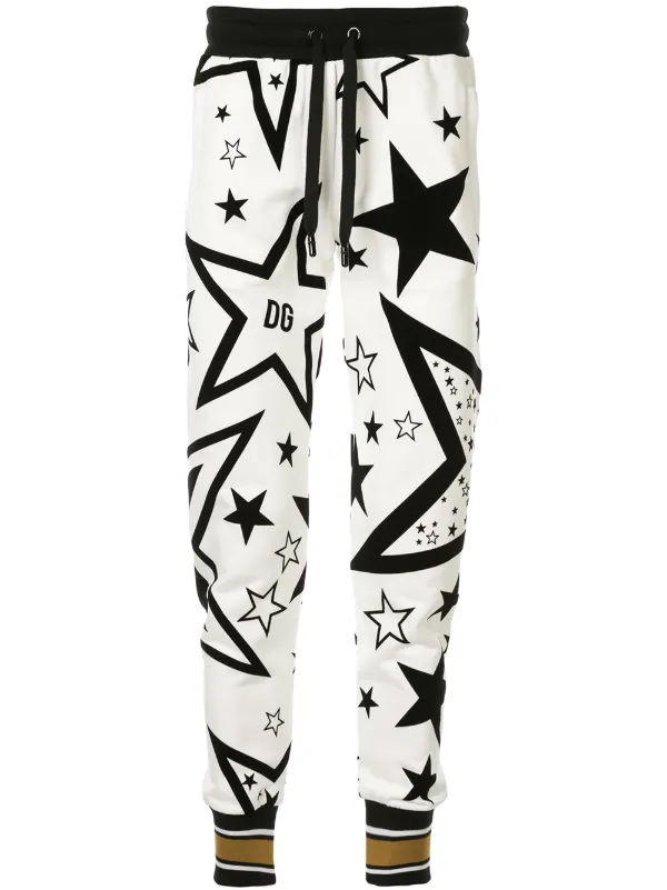 Star print trousers