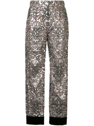 Dolce & Gabbana mesh-overlay Cropped Trousers - Farfetch