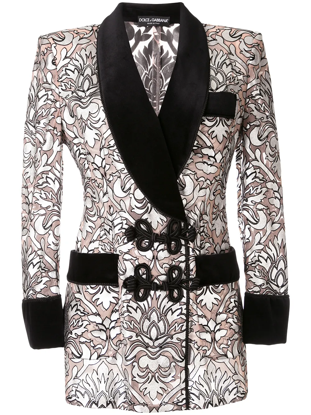 Dolce & Gabbana baroque print blazer · 42