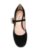 Miu Miu crystal-embellished Mary Jane pumps
