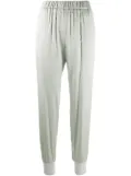 Fabiana Filippi satin track pants - Green