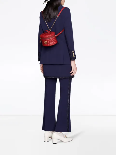 gucci red mini backpack