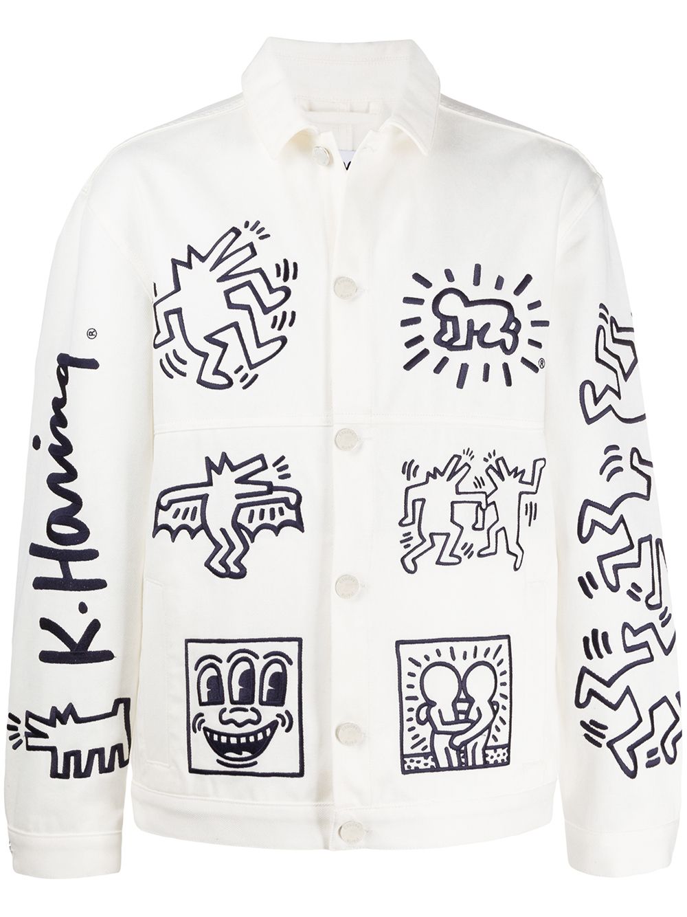 фото Etudes джинсовая куртка guest из коллаборации с keith haring