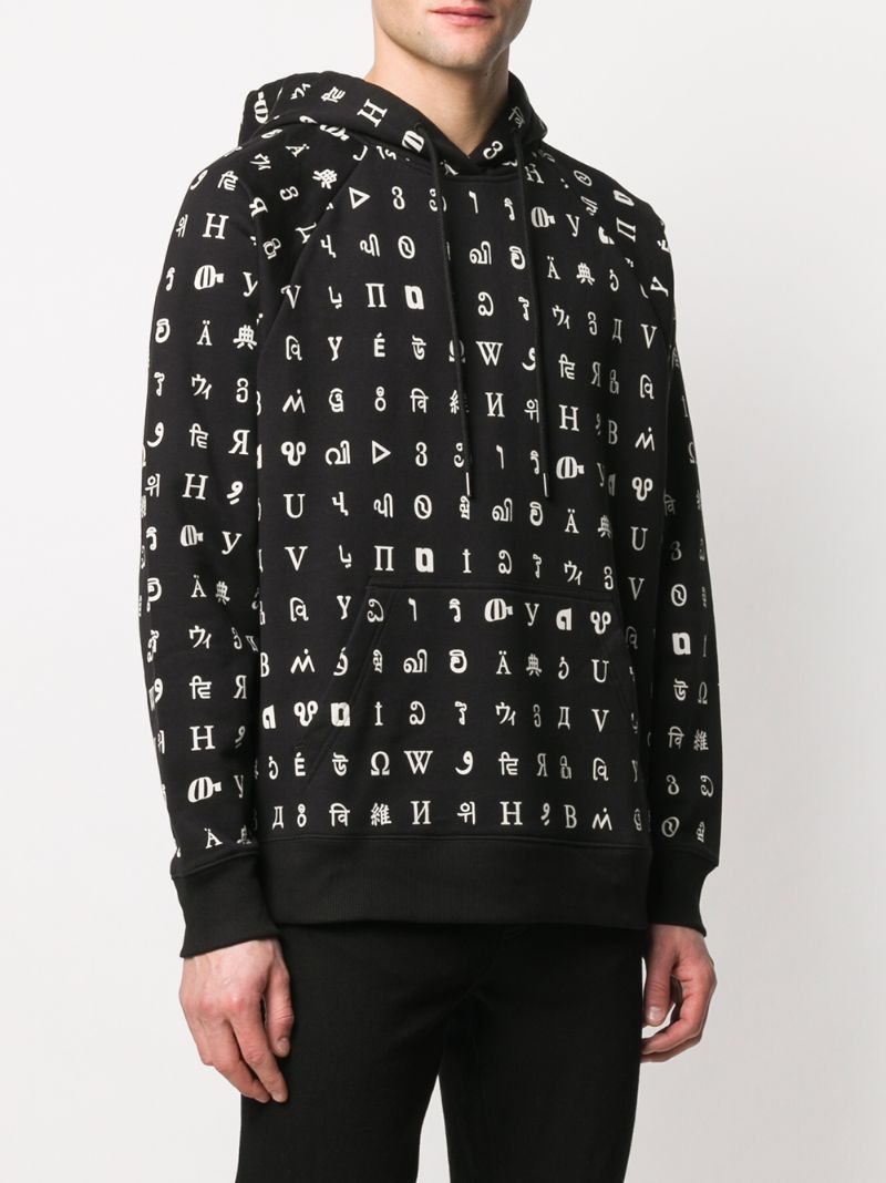 Shop Etudes Studio Racing All Over Wikipedia Graphic-print Hoodie In Black