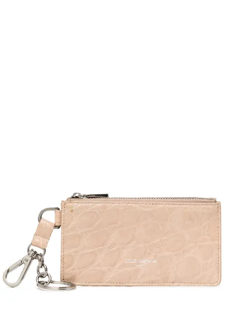 Dolce & Gabbana crocodile-effect pouch