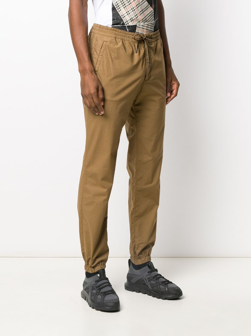 Shop Z Zegna Schmale Chino Mit Kordelzug In Brown