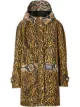 Image 1 of Burberry animal print hooded coat