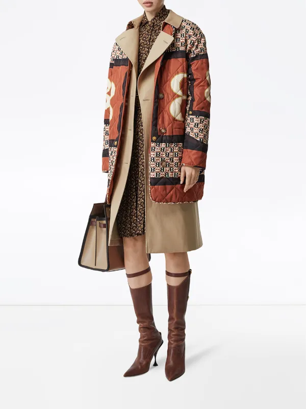 burberry fur lined coat