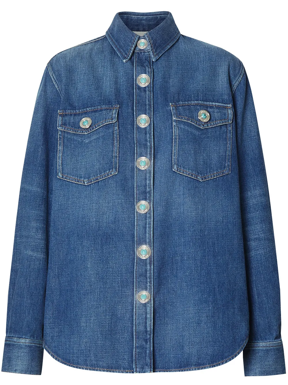 Burberry Jeanshemd Mit Logo-Applikation dQQhf lH3BV Burberry Jeanshemd Mit Logo-Applikation dQQhf lH3BV