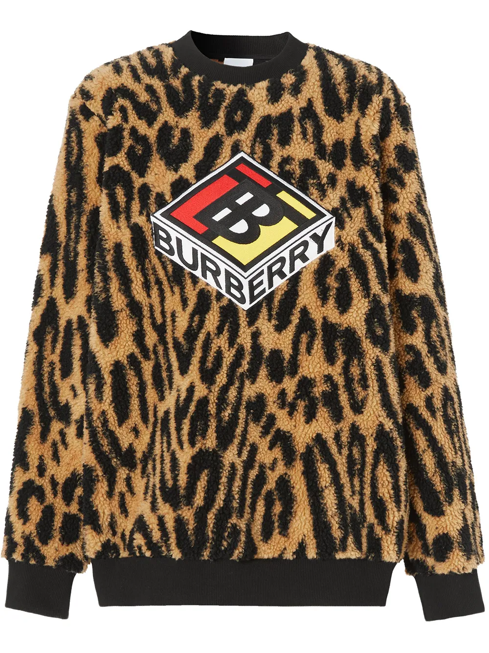 Burberry Sweatshirt Mit Leoparden-Print 4XK3J COxX9 Burberry Sweatshirt Mit Leoparden-Print 4XK3J COxX9