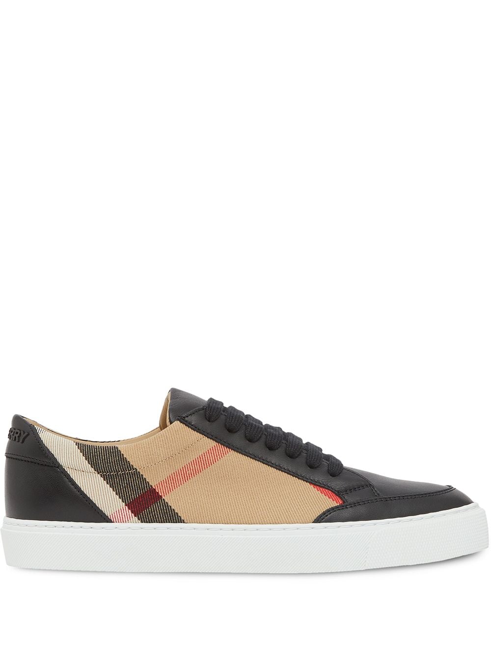 Image 1 of Burberry check pattern low-top sneakers