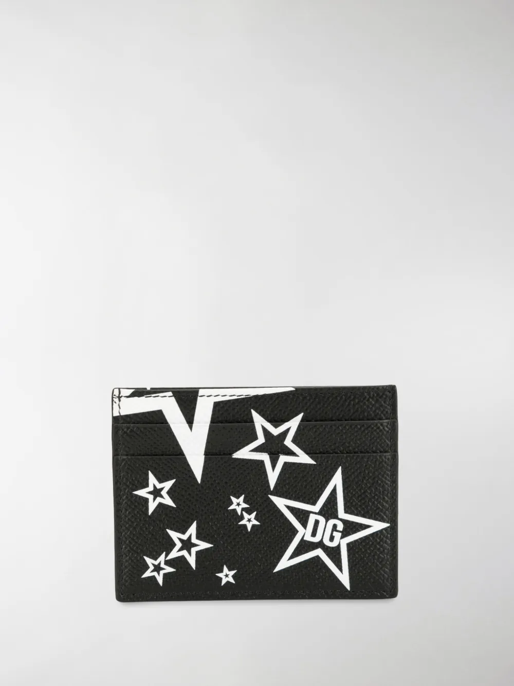 DOLCE & GABBANA STAR PRINT CARDHOLDER,14696073