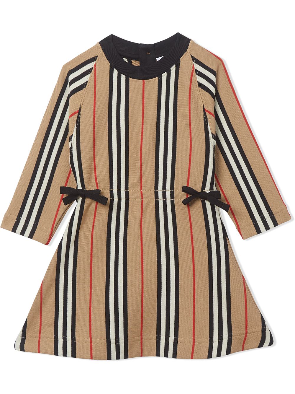 фото Burberry kids платье миди в полоску icon stripe