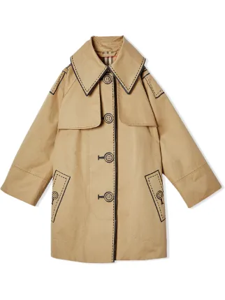 burberry swing coat