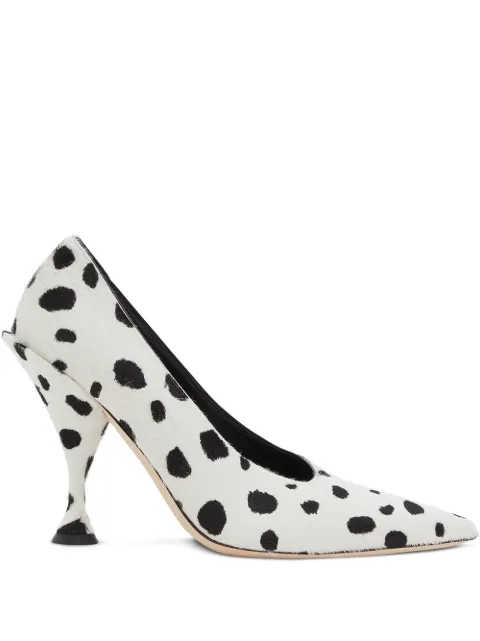 Burberry Dalmatian Print Pumps - Farfetch