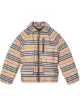 الصورة 1 من Burberry Kids جاكيت مخطط مبطن بالريش