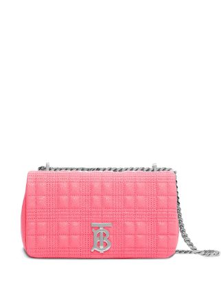 Shop pink Burberry small Lola cross body bag with Express Delivery ...