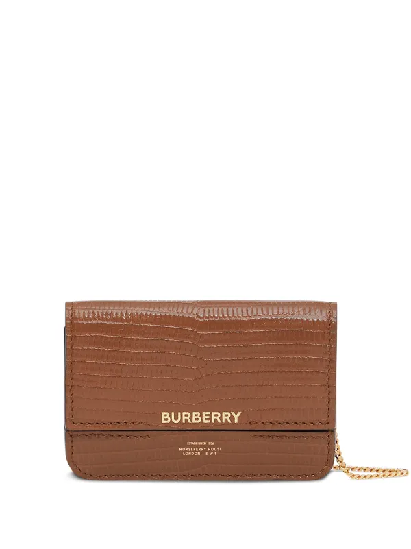 burberry card holder with chain