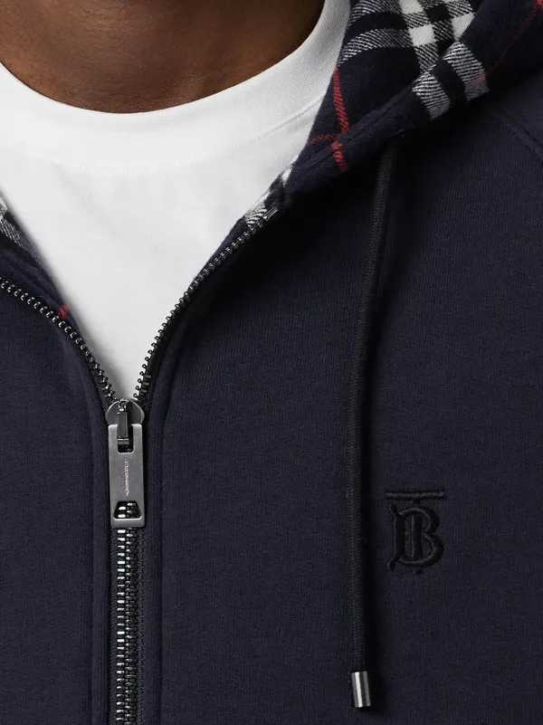 burberry zip up sweater