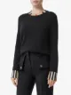 Burberry Icon Stripe trim jumper