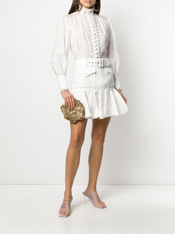 zimmermann super eight mini skirt