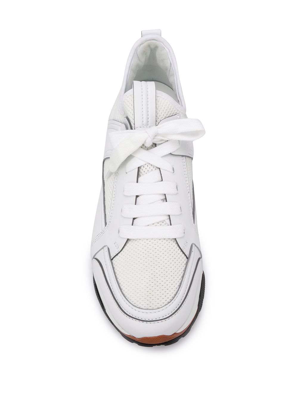 фото Ermenegildo zegna low-top lace-up sneakers