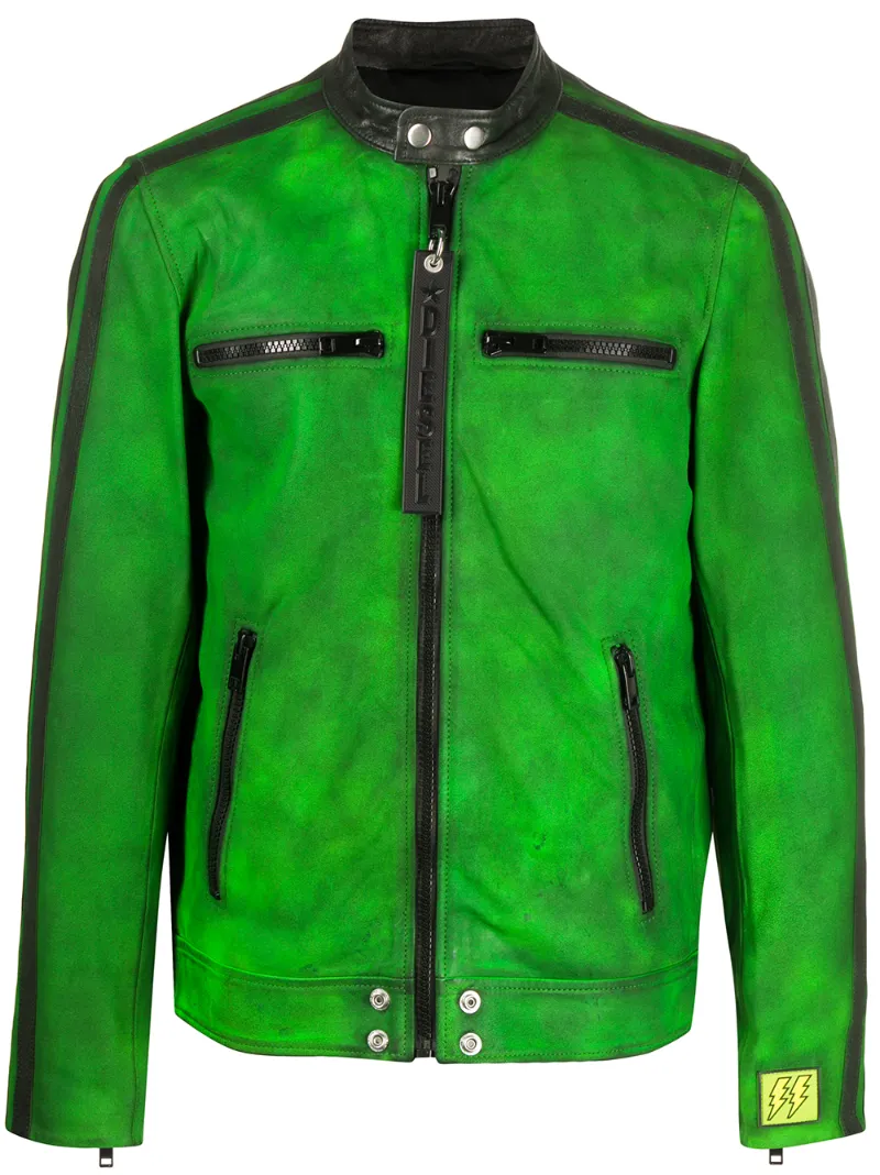 DIESEL DIRTY EFFECT BIKER JACKET