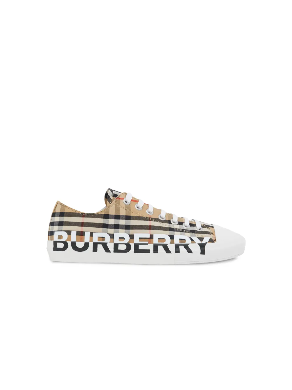 BURBERRY VINTAGE CHECK LOW-TOP SNEAKERS,802414914697155