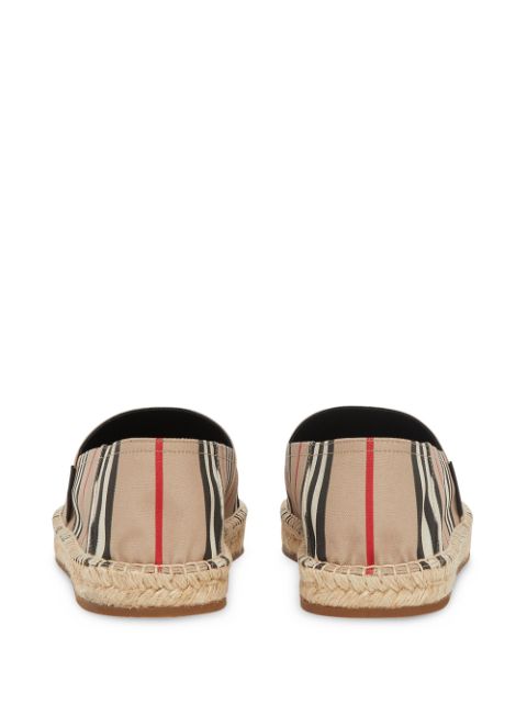 burberry icon stripe espadrilles