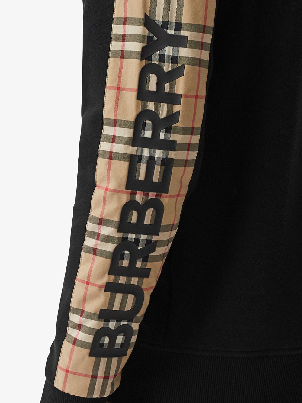 фото Burberry худи на молнии с отделкой Vintage Check