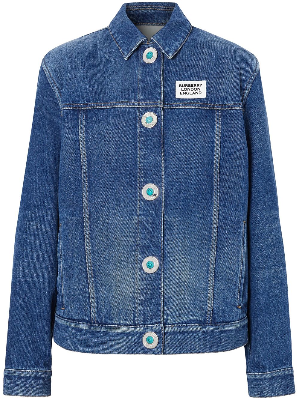 Burberry Logo Denim Jacket - Farfetch