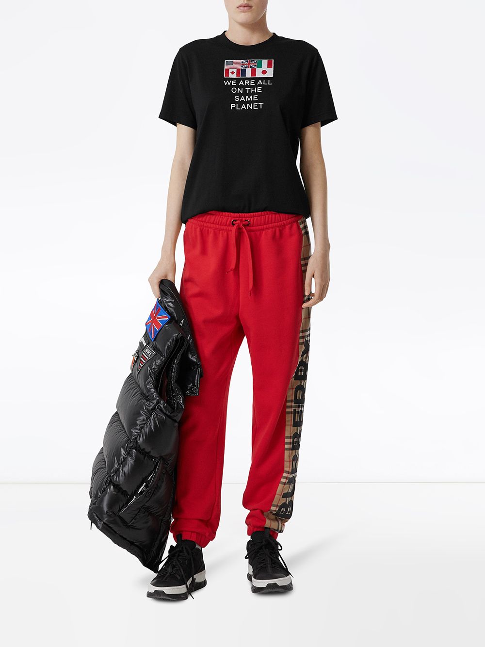 Burberry Flag Appliqué T-shirt - Farfetch