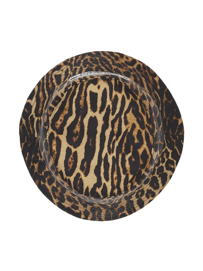 BURBERRY REVERSIBLE LEOPARD PRINT BUCKET HAT