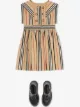 الصورة 2 من Burberry Kids فستان بخطوط كلاسيكية