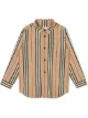 Image 1 of Burberry Kids Icon Stripe poplin shirt