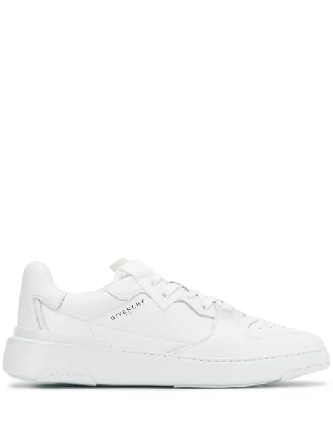 Click to view more detailed imagery on our partner's website Givenchy Wing Grained-leather Low-top Trainers In White