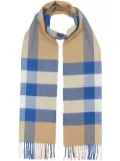 Burberry Check scarf - Blue