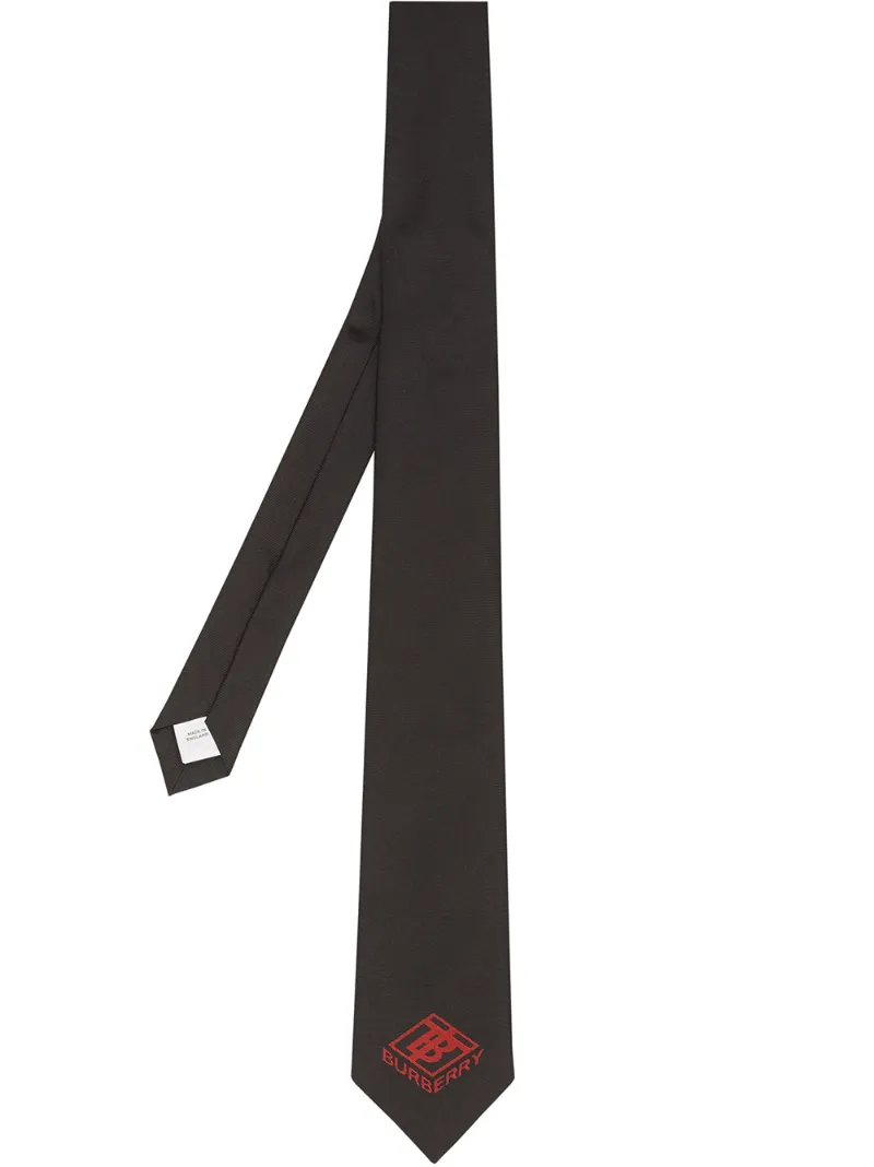 burberry tie black