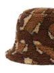 Image 2 of Burberry monogram fleece bucket hat