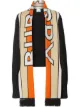 Image 1 of Burberry logo jacquard scarf detail cardigan