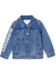 الصورة 1 من Burberry Kids جاكيت جينز بطبعة شعار الماركة