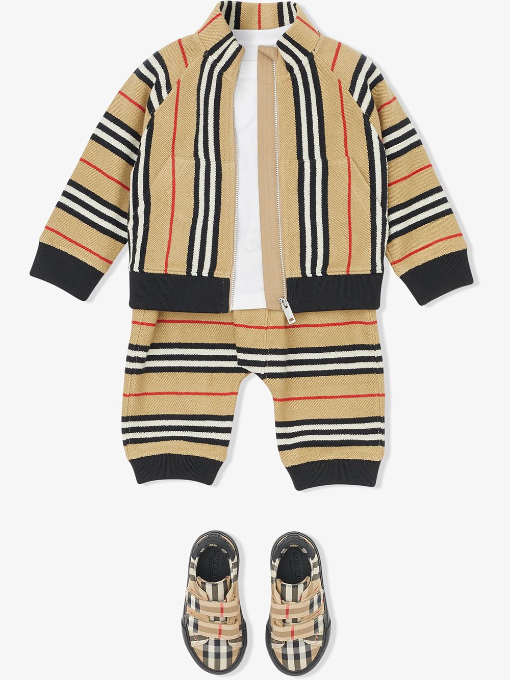 фото Burberry kids толстовка в полоску icon stripe