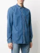 Diesel denim long-line shirt