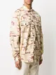 Diesel camouflage-print two-pocket overshirt