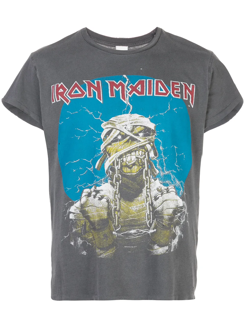 Madeworn Iron Maiden Distressed T In 灰 