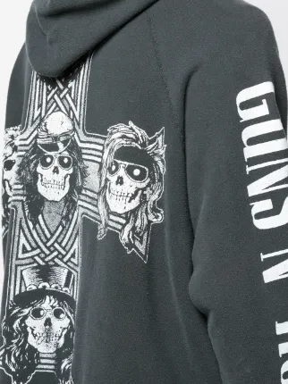 Guns N' Roses oversized hoodie展示图